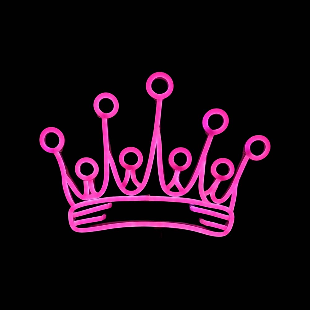 Queen Crown Headband - LED Neon Sign