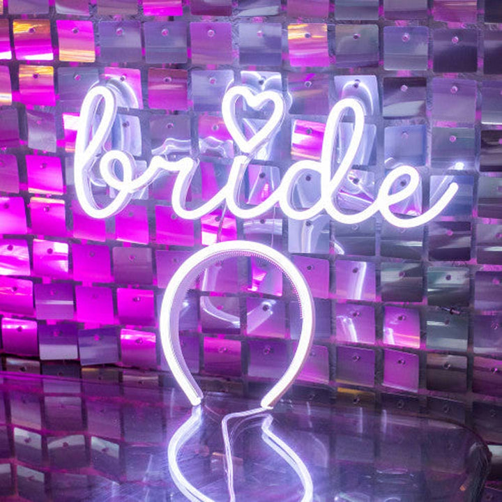 Bride Headband  - LED Neon Sign