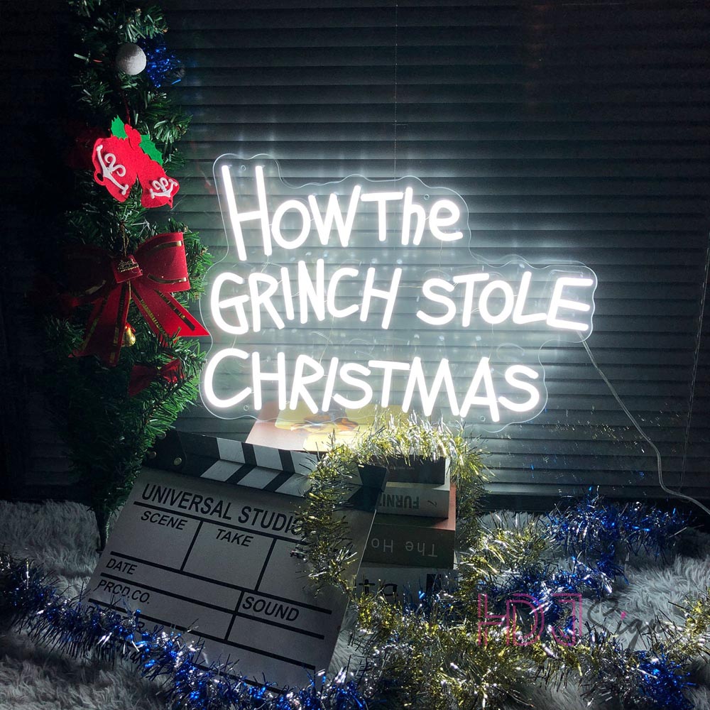 How The Grinch Stole Christmas - LED Neon Sign