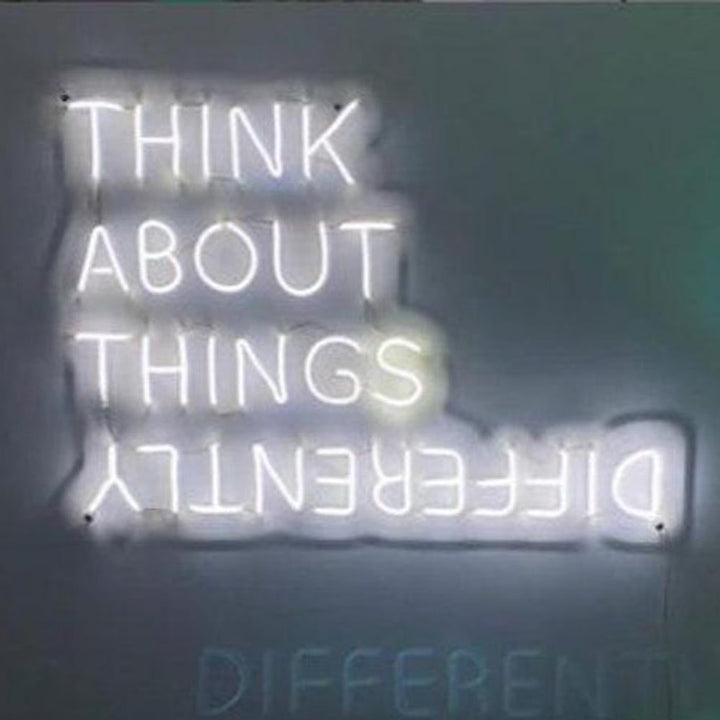 Think About Things Differently Only - LED Neon Sign