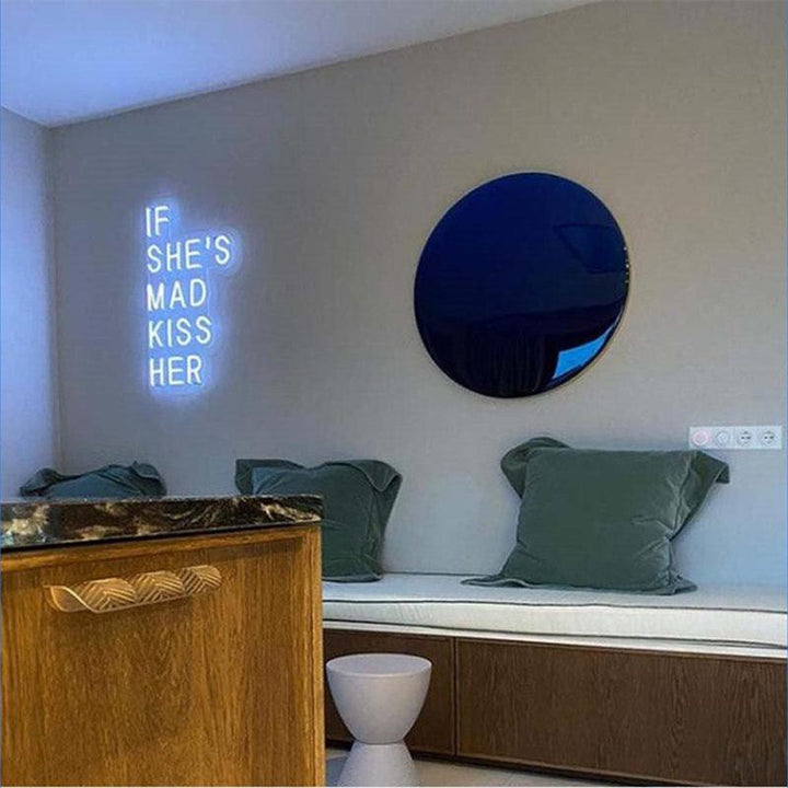 If She's Mad Kiss Her - LED Neon Sign
