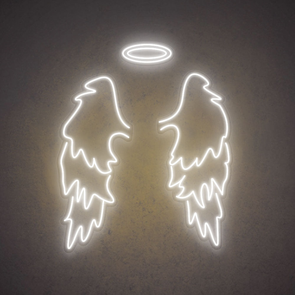Huge Angel Wings - LED Neon Sign