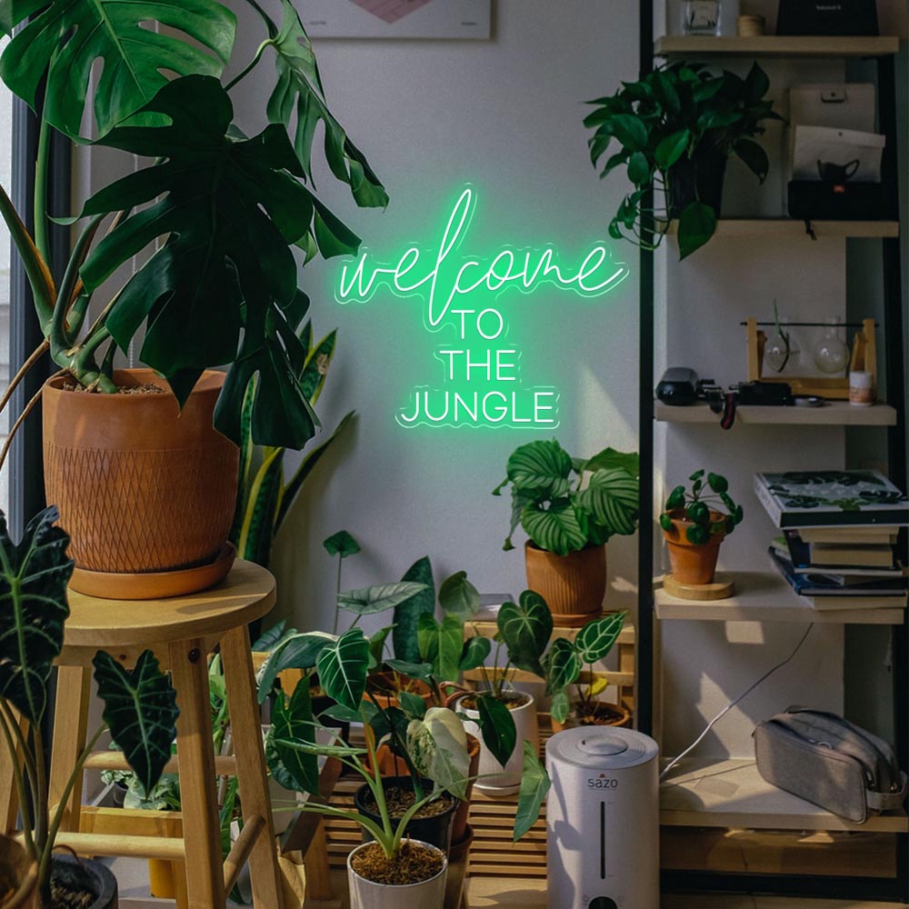 Welcome to the Jungle - LED Neon Sign