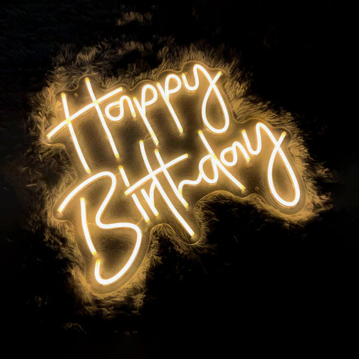 Happy Birthday - LED Neon Sign