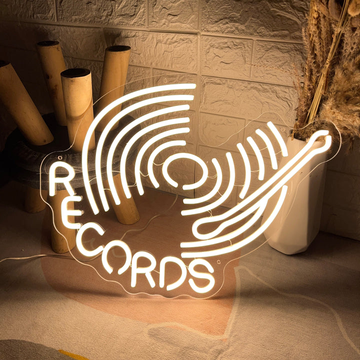 Records - LED Neon Sign