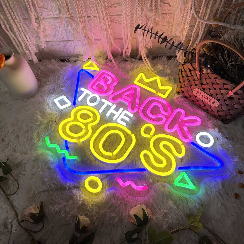 Back to The 80s - LED Neon Sign