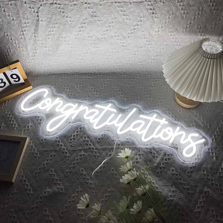 Congratulations - LED Neon Sign