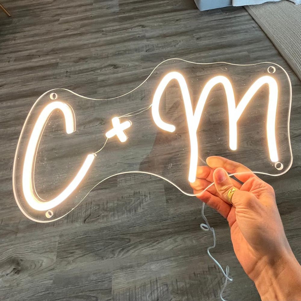 Custom Initials - LED Neon Sign