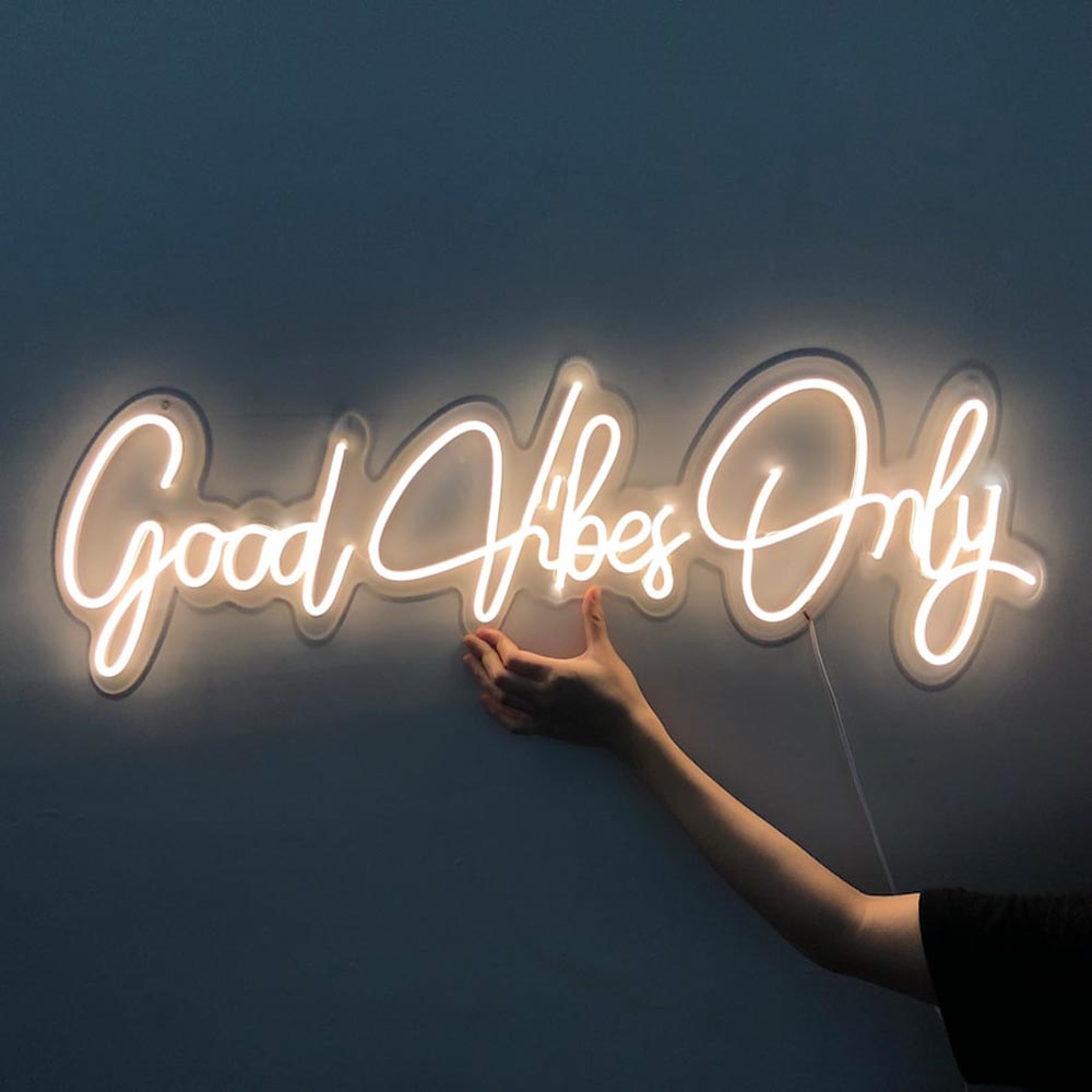 Good Vibes Only - LED Neon Sign