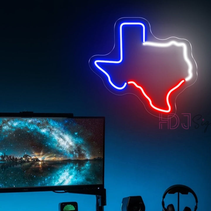 Texas Outline - LED Neon Sign