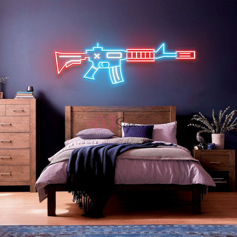 M4A1 Rifle - LED  Neon Sign