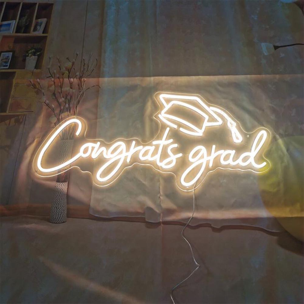 Congrats Grad - LED Neon Sign