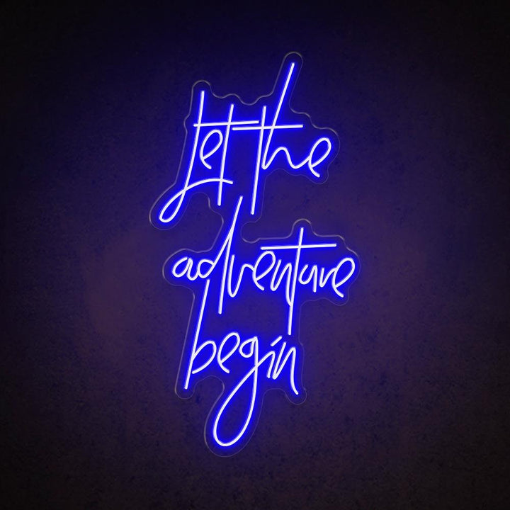 Let The Adventure Begin - LED Neon Sign