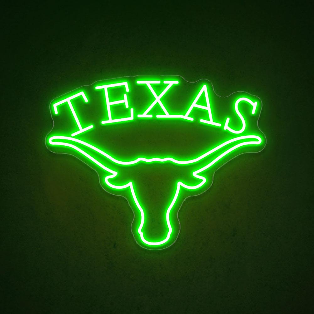 Texas Horns - LED Neon Sign