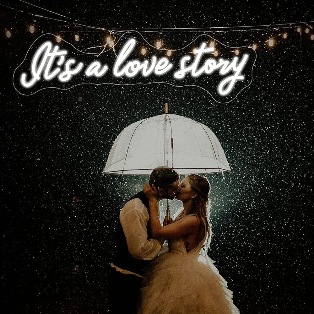 It's A Love Story - LED Neon Sign