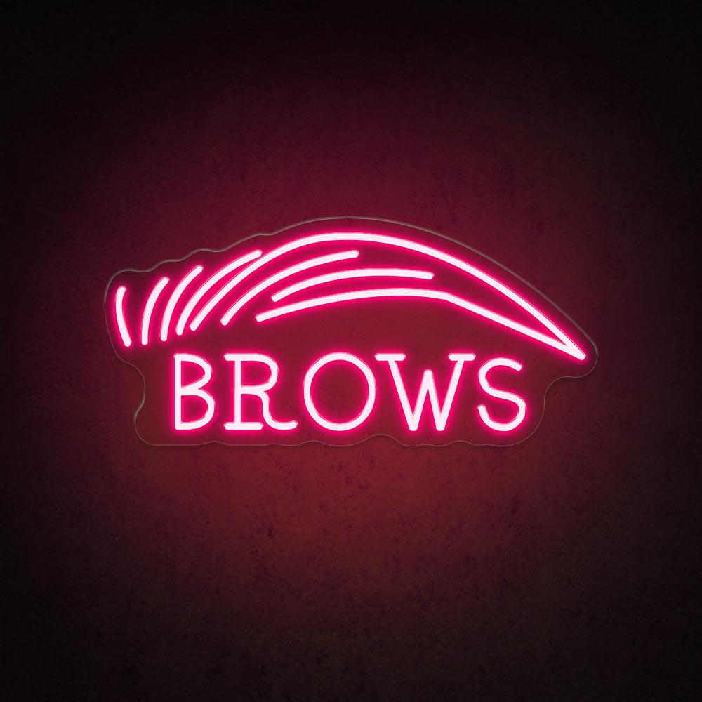 Brows - LED Neon Sign