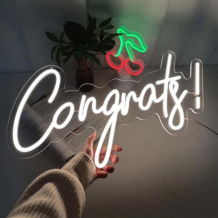 Congrats - LED Neon Sign