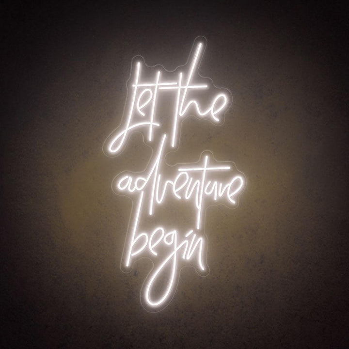 Let The Adventure Begin - LED Neon Sign