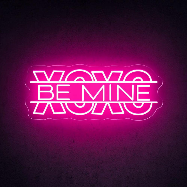 XOXO Be Mine - LED Neon Sign