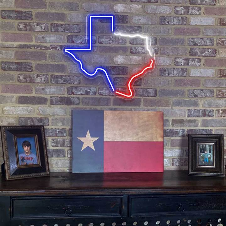 Texas Outline - LED Neon Sign