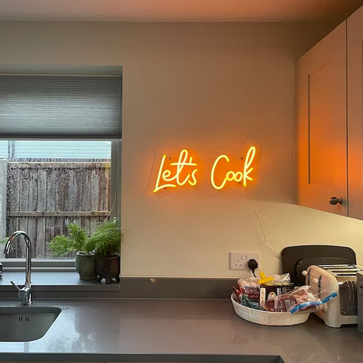 Let's Cook - LED Neon Sign
