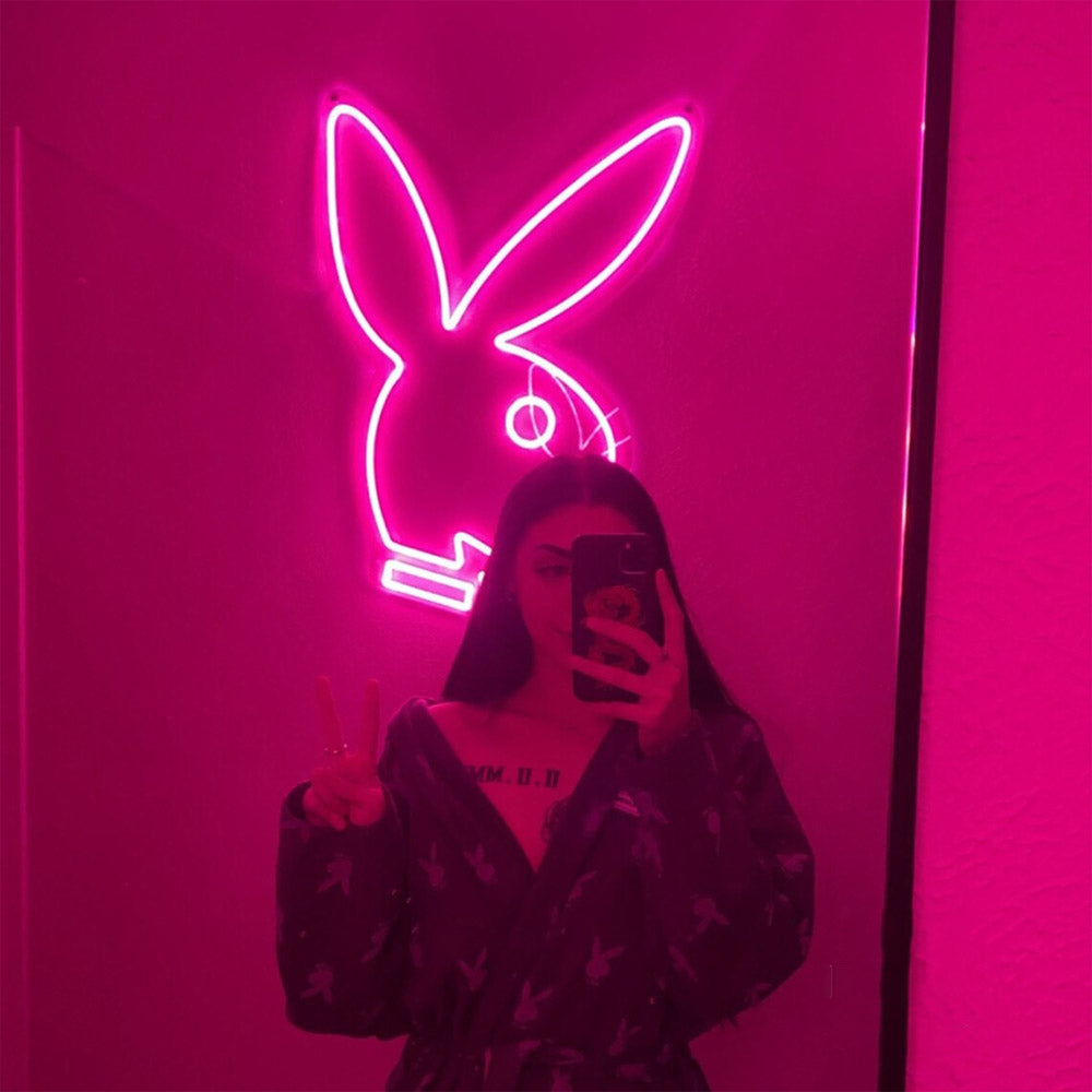 Playboy Logo - LED Neon Sign