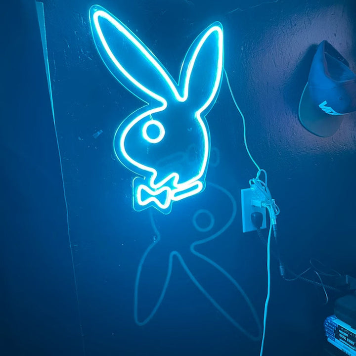 Playboy Logo - LED Neon Sign