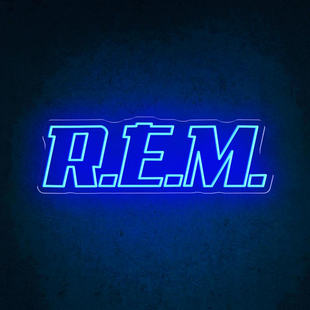 R.E.M. - LED Neon Sign