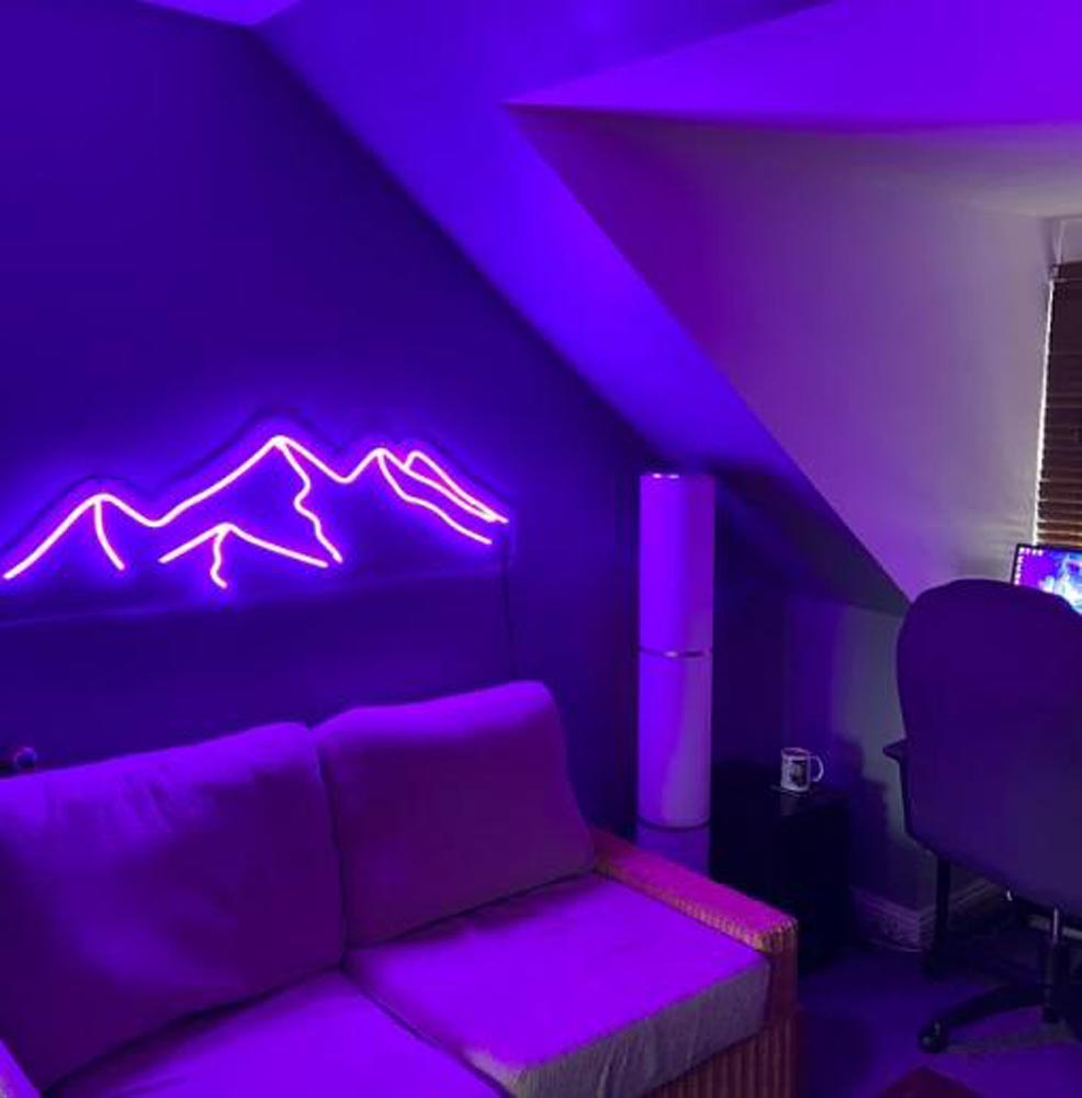 Mountains - LED Neon Sign