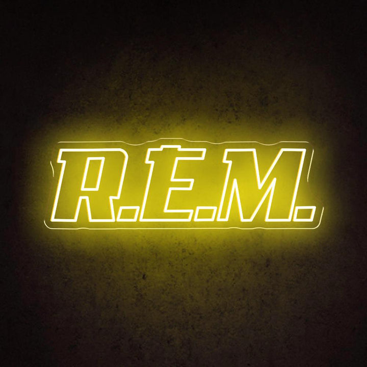 R.E.M. - LED Neon Sign