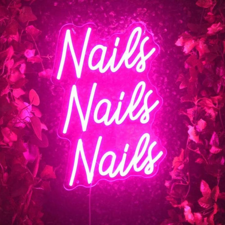 Nails Nails Nails - LED Neon Sign