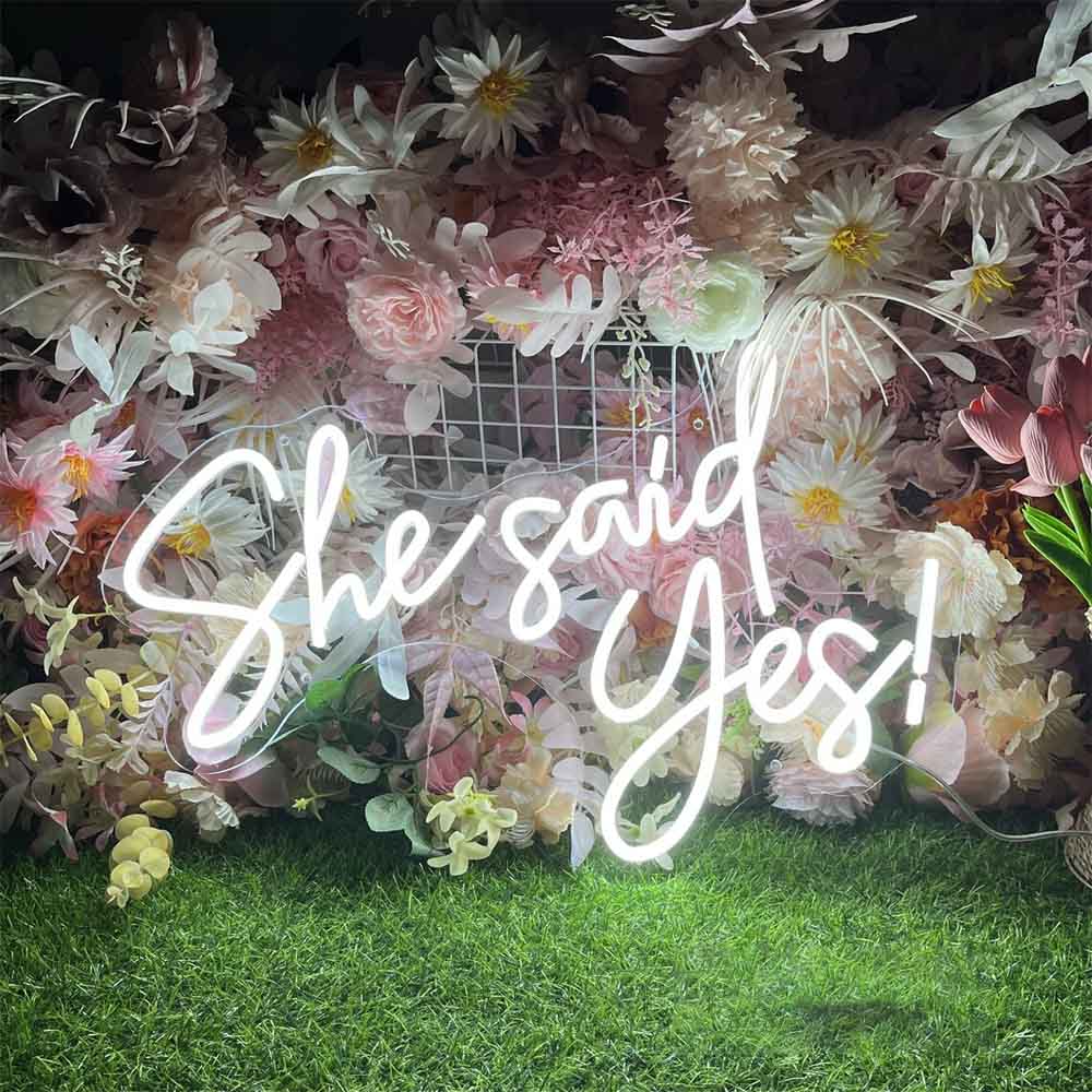 She Said Yes - LED Neon Sign