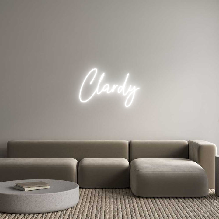 Custom Neon: Clardy