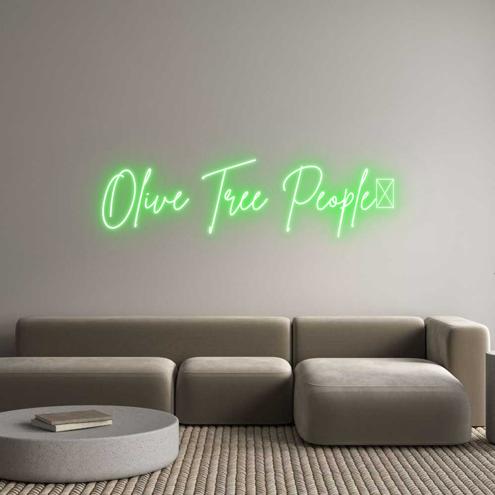 Custom Neon: Olive Tree Pe...