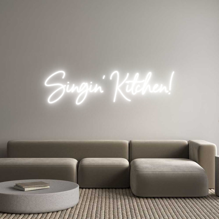 Custom Neon: Singin' Kitch...