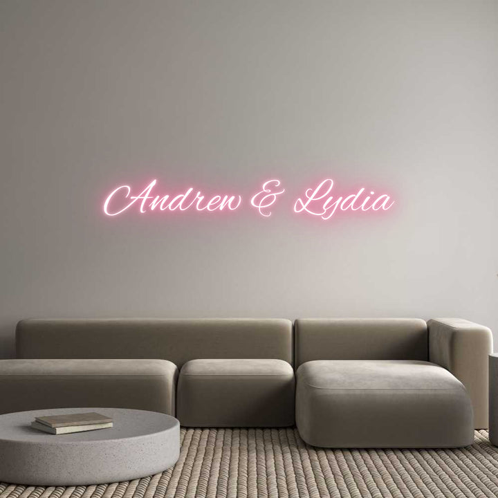 Custom Neon: Andrew & Lydia