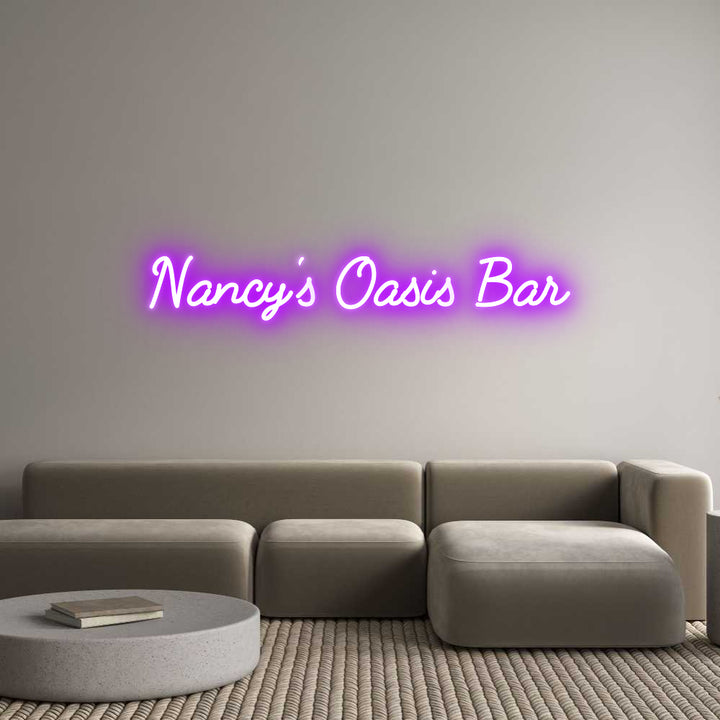 Custom Neon: Nancy's Oasis...