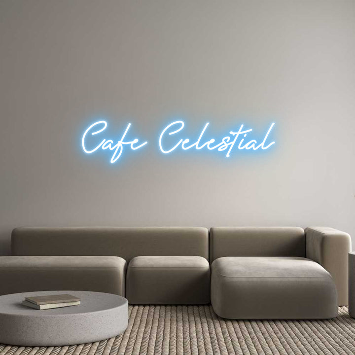 Custom Neon: Café Celestial