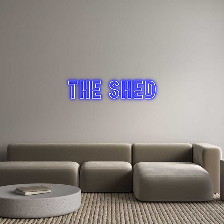 Custom Neon: THE SHED