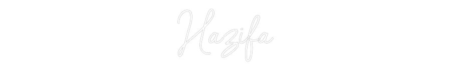 Custom Neon: Hazifa