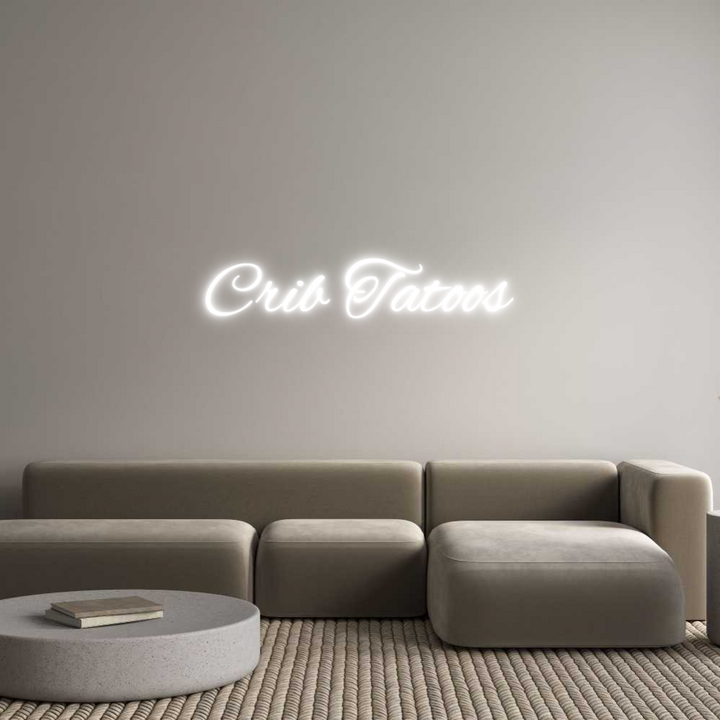 Custom Neon: Crib Tatoos