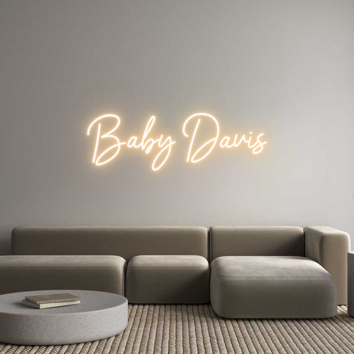 Custom Neon: Baby Davis