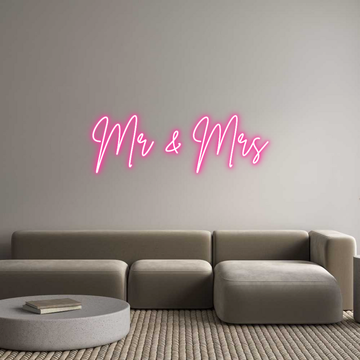 Custom Neon: Mr & Mrs