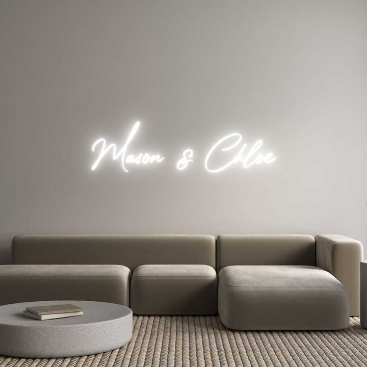 Custom Neon: Mason & Chloe