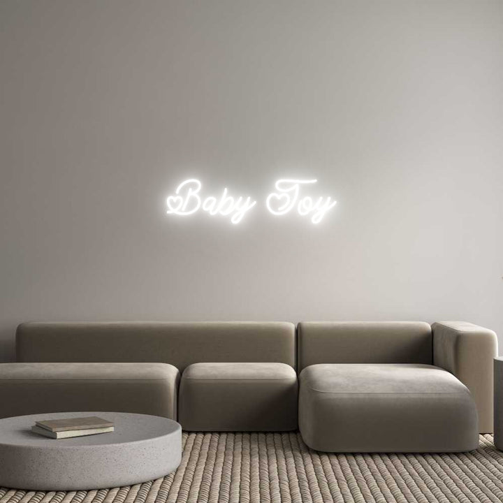 Custom Neon: Baby Toy