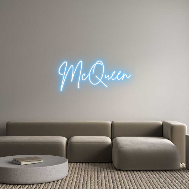 Custom Neon: McQueen