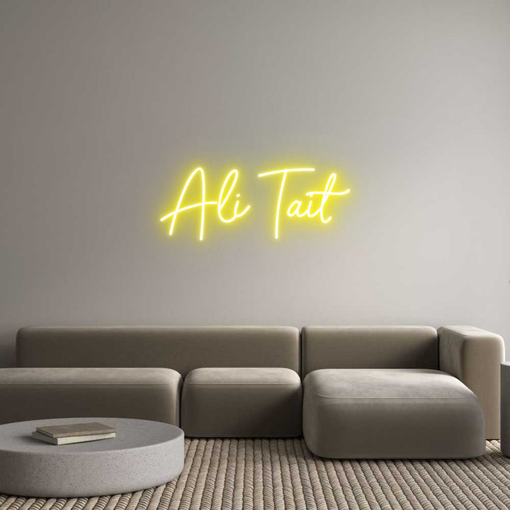 Custom Neon: Ali Tait