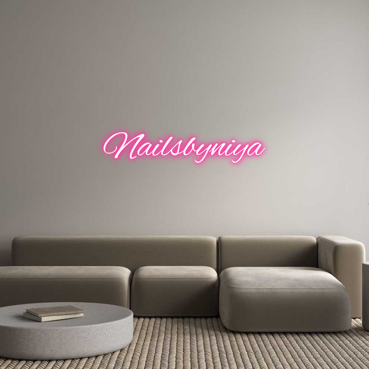Custom Neon: Nailsbyniya