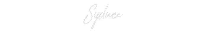 Custom Neon: Sydnee