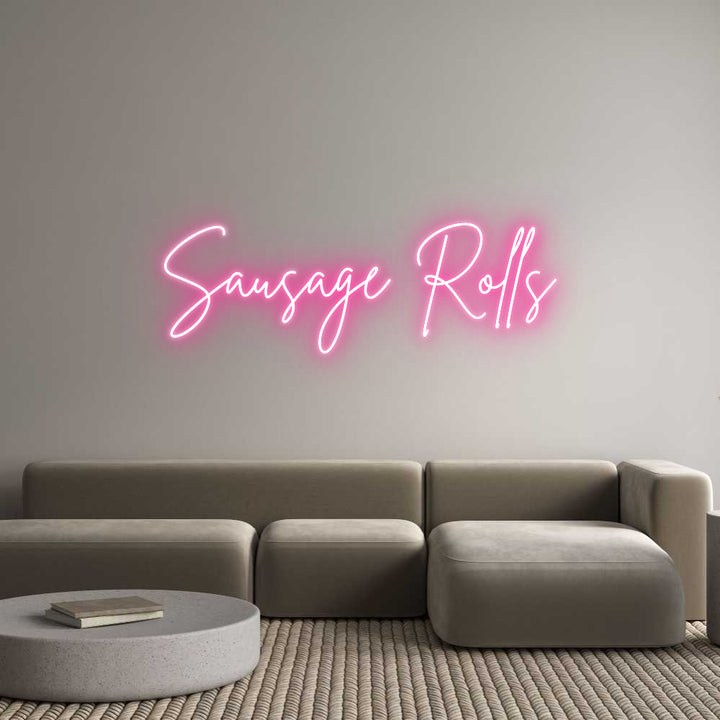 Custom Neon: Sausage Rolls